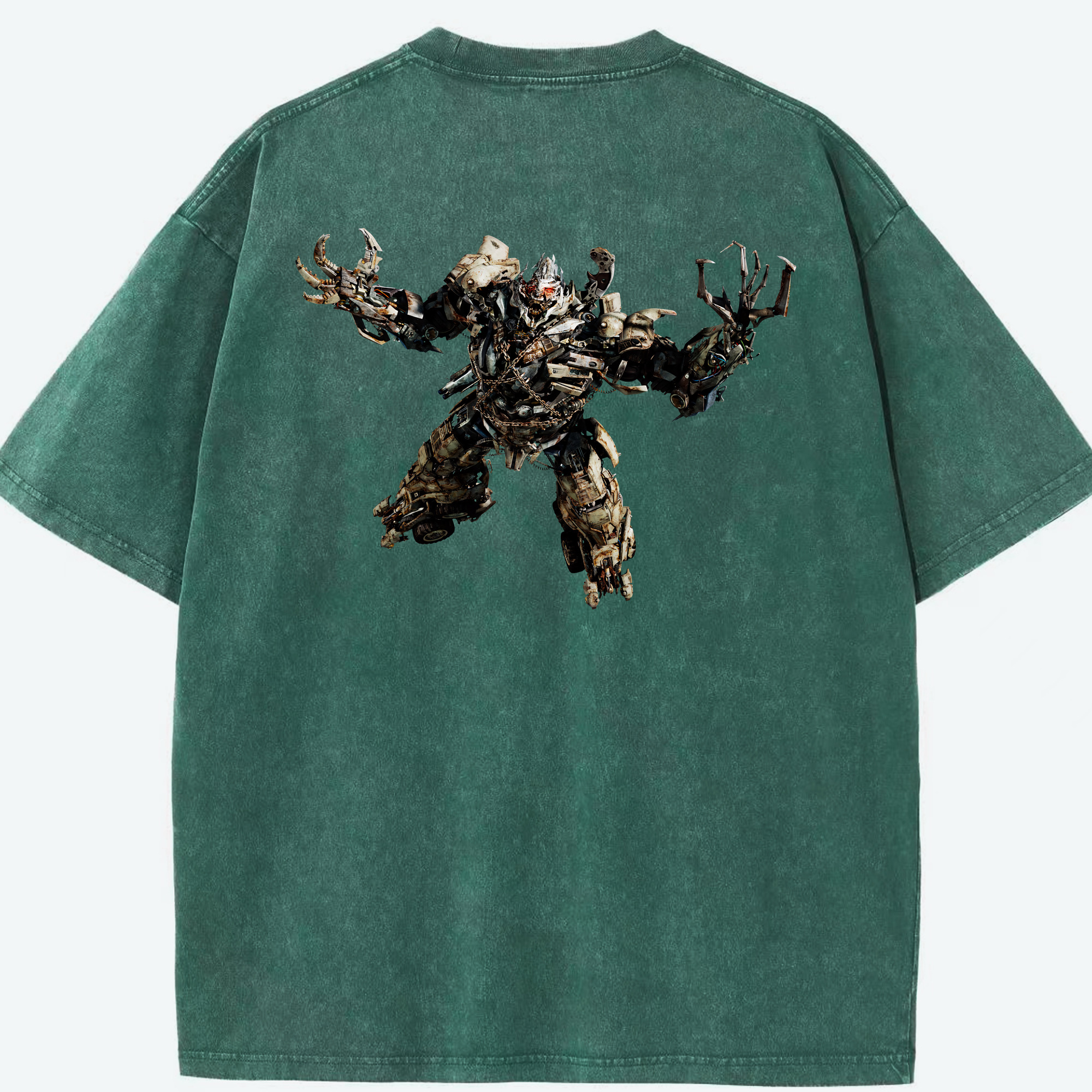 （画像用） Transformers トランスフォーマー 綿100% ヴィンテージ風 半袖Tシャツ（背面プリント）